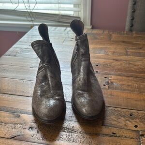Brown Leather Ankle Boots